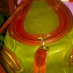 Italian Leather Mini Backpack - Made in Italy NWOT